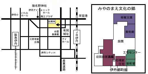 旧岡田家酒蔵地図