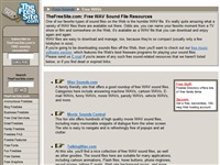 TheFreeSite.com: Free WAV Sound File Resources 
